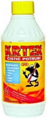 KRTEK čistič odpadů a potrubí 450g