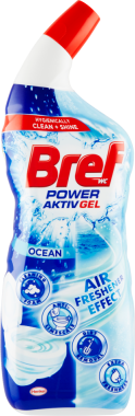 Bref Power Aktiv Gel WC čistič s efektem osvěžovače vzduchu Ocean 700ml