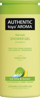 Authentic toya aroma sprchový gel 400ml Ice lime&lemon