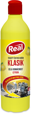 Real KLASIK 600g Citron, tekutý čistící krém