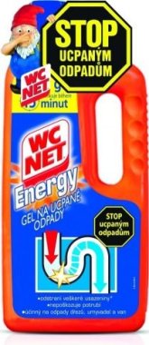WC NET energy gelový čistič odpadů 1l