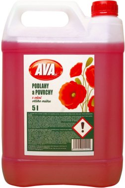 AVA na podlahy a povrchy s vůní Vlčího máku 5l