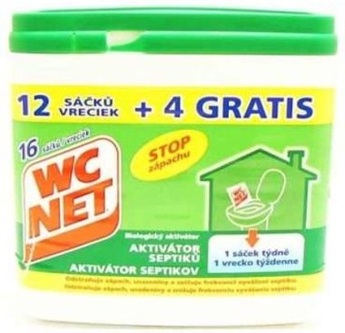 WC NET aktivátor septiků 16x18g