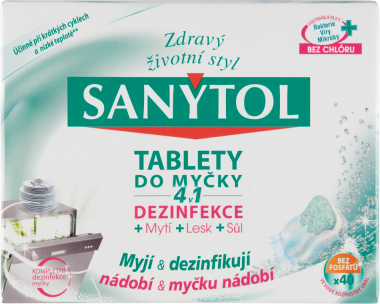 SANYTOL tablety do myčky 4v1 40ks