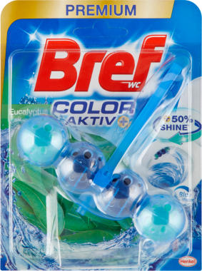 Bref WC PREMIUM Color aktiv 50g Eucalyptus WC závěs