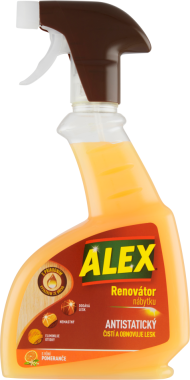 ALEX renovátor nábytku antistatický sprej 375ml Pomeranč