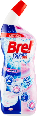 Bref WC Power Aktiv Gel čistič 700ml Flower