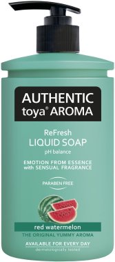 Authentic toya aroma tekuté mýdlo s dávkovačem 400ml Red watermelon