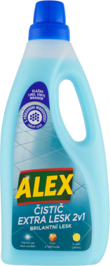 ALEX čistič extra lesk 2v1 dlažba 750ml Citron
