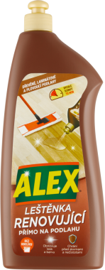 Alex leštěnka renovující dřevo/laminát 900ml