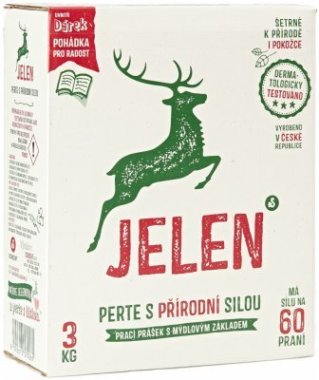 JELEN mýdlový prášek 60PD=3kg univerzal