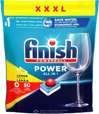 Finish All in 1 Max Lemon Sparkle 80ks tablety do myčky