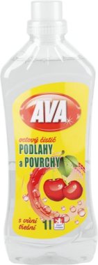 AVA octový čistič PODLAHY A POVRCHY s vůní Třešní 1l