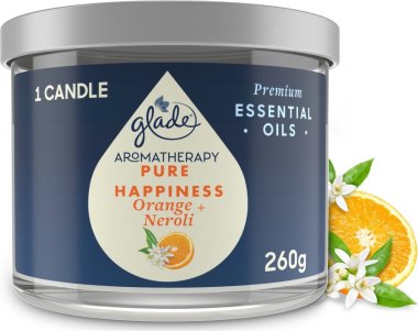Glade svíčka Aromatherapy Candle Pure Happiness 260g