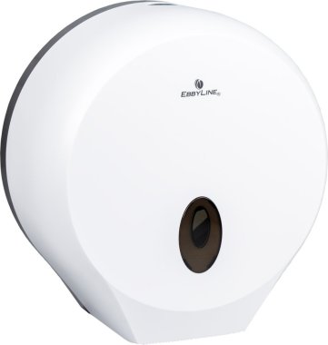 Zásobník na toaletní papír Jumbo 19-24cm, bílý, EbbyLine (EBL8002A)