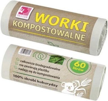 Sáčky kompostovatelné 60 L 10 ks
