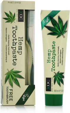 Xpel Oral Care Hemp zubní pasta 100 ml + zubní kartáček