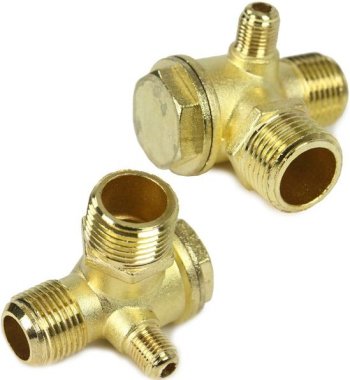 Zpětný trojcestný ventil kompresoru JN-30V, 9,8mm, 19mm, 20,8mm MAR-POL