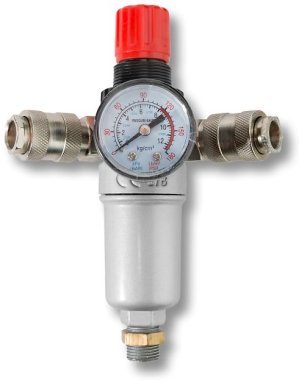 Regulátor tlaku s filtrem a manometrem 3/8" MAR-POL