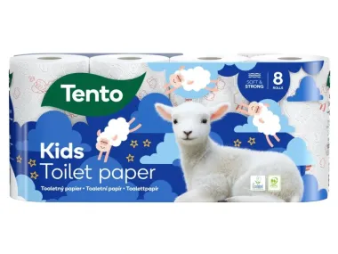 Tento Kids toaletní papír 3vrstvý 8 ks