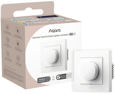 AQARA Dimmer Switch H2 EU (KD-R01D), Bílý - Zigbee a Thread otočný stmívač