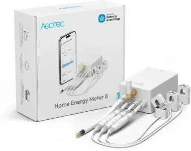 Aeotec Home Energy Meter 8 (ZWA046-C), tři svorky 60A - Z-Wave 3-fázový elektroměr