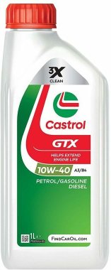 Motorový olej Castrol GTX Ultraclean A3/B4 10W-40, 1L