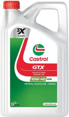 Motorový olej Castrol GTX Ultraclean A3/B4 10W-40, 5L