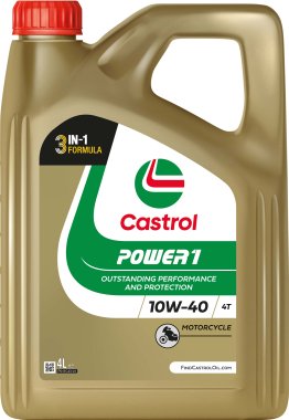 Motorový olej Castrol Power 1 4T 10W-40, 4L