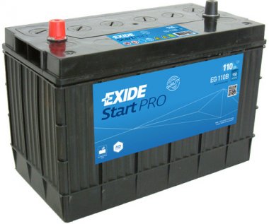 Autobaterie Exide StartPRO 12V, 110Ah, 950A, EG110B