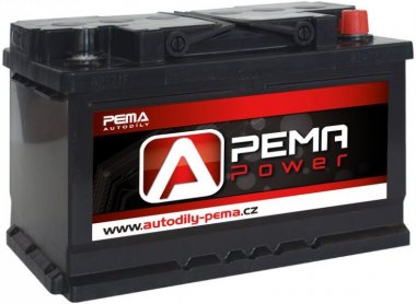 Autobaterie Pema Power 12V, 75Ah, 680A