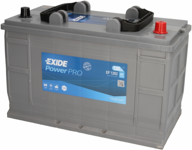 Autobaterie Exide PowerPRO 12V, 120Ah, 870A, EF1202