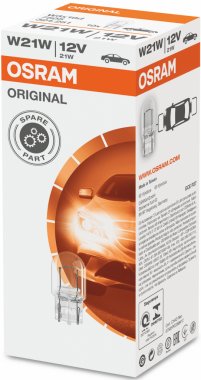 Žárovka Osram W21W, ORIGINAL 7505