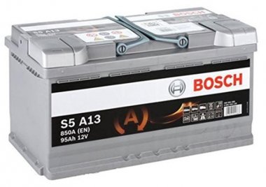 Autobaterie Bosch S5 AGM, 12V, 95Ah, 850A, 0 092 S5A 130