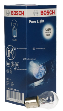 Žárovka Bosch P21W, Pure Light WS 1987302201