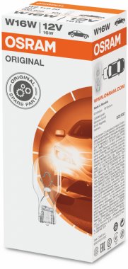 Žárovka Osram W16W, ORIGINAL 921
