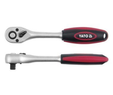 Ráčna 1/4" YATO 148 mm s plastovou rukojetí