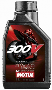 Motorový olej Motul 300V 4T Factory Line Road Racing 5W-40, 1L