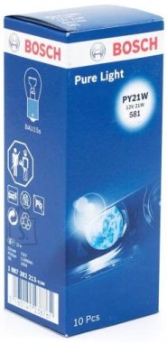 Žárovka Bosch PY21W, Pure Light WS 1987302213