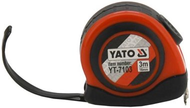 Metr svinovací Yato 3 m x 16 mm autostop