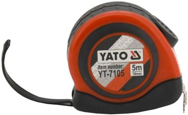 Metr svinovací 5 m x 19 mm autostop Yato YT-7105