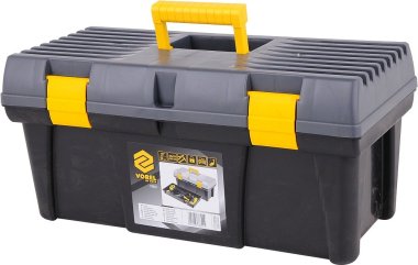 Box na nářadí Vorel plastový 20", 2 zámky, šedé víko 50cm