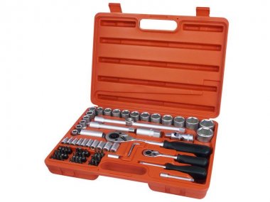 Sada nářadí 1/4" 1/2" EXTOL PREMIUM 75ks