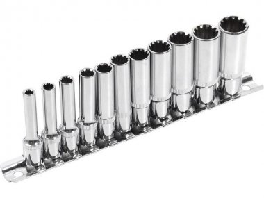 Sada hlavic 1/4" MULTI-LOCK EXTOL PREMIUM 11ks