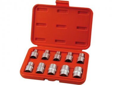 Sada hlavic 1/2" TORX EXTOL PREMIUM 10ks