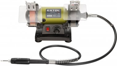 Stolní bruska dvoukotoučová s přímou bruskou EXTOL CRAFT 120W