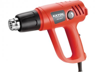 Horkovzdušná pistole s plynulou regulací teploty EXTOL PREMIUM 2000W