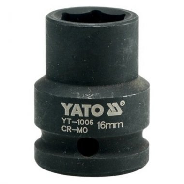 Nástavec 1/2" rázový YATO 16 mm šetihranný