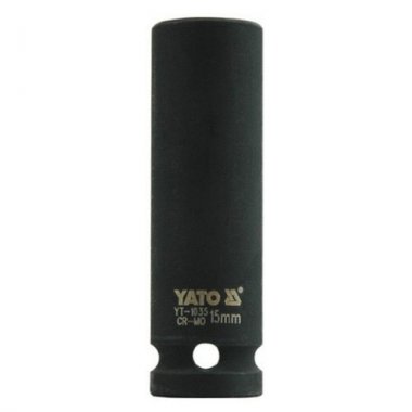 Nástavec 1/2" rázový YATO 15 mm šetihranný prodloužený