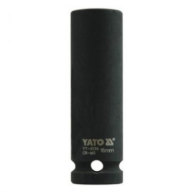 Nástavec 1/2" rázový YATO 16 mm šetihranný prodloužený